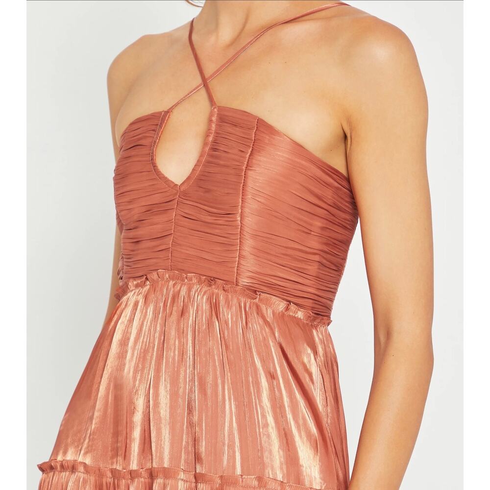 New O.P.T east cowboy copper midi dress $172 sz XL - Picture 3 of 7